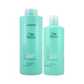 Wella Invigo Volume Boost Bodifying Shampoo 1000 ml + Crystal Mask 500 ml