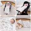 LAT Baby Car Seat Blanket for newborn,90x90cm Universal Baby Wrap