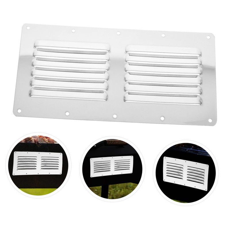 Levemolo Stainless Steel Vent Cover Durable Kitchen Vent Panel for