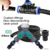 Toolzia Adjustable Garden Misting Watering System Kit