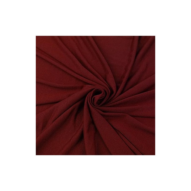 Ruby-B Viscose Spandex Jersey Knit 4-Ways Stretch Solid Color Fabric