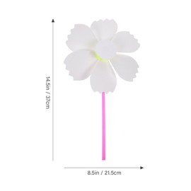 Milisten Windmill for Painting, Windmill, Crafts, Children's Toy, Windmill Paper Painting, Graffiti Toy for Garden Decoration, Balcony Decoration