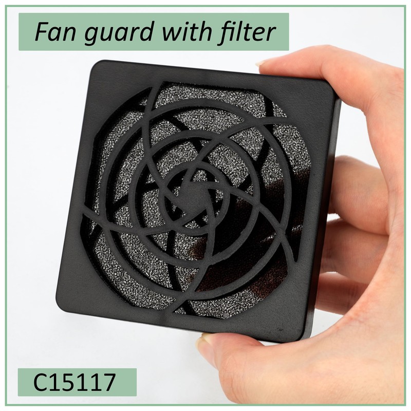 AERZETIX - C15117-80 x 80 mm protective grille for PC