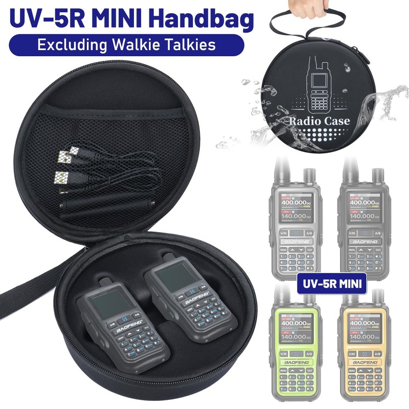 UV-5R MINI Ham Radio Carrying Case Walkie Talkie Case Holder