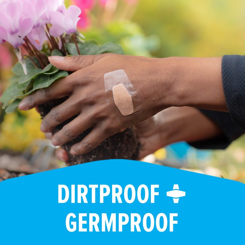 Nexcare Waterproof Clear Bandages for Knee & Elbow, Large (2.38