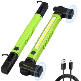 Ropelux Work Light 3rd Gen, 3200LM Ultra Bright Mechanic Under Hood Lights with 6000mAh, Rechargeable Portable Magnetic Trouble Lighting Bar with Hooks for Car Repair, Inspection, Emergency, Tool Gift