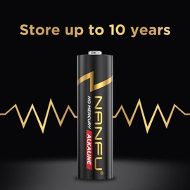NANFU AA 24 and AAA 24 Alkaline Batteries Combo