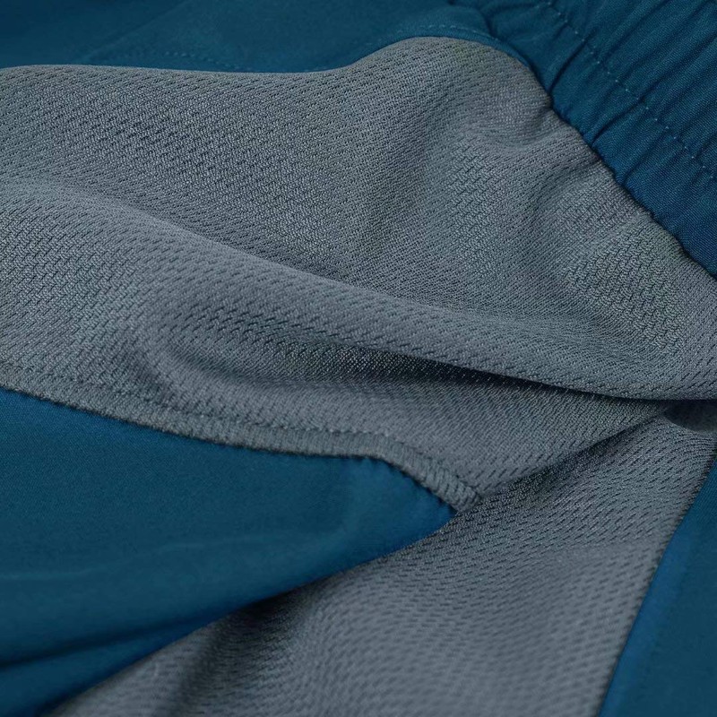 Men’s Sports Shorts, Quick-Drying, Lightweight, with Zip Pocket, peacock blue