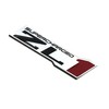 2pcs ZL1 Supercharged Emblem Engine Hood Badge Decal Replacement for