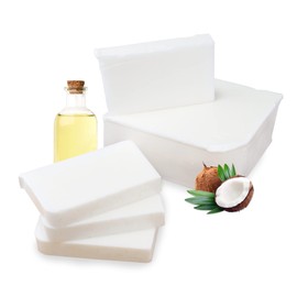 Primal Elements Coconut Oil Soap Base - Moisturizing Melt and Pour Glycerin Soap Base for Crafting and Soap Making, Vegan, Cruelty Free, Easy to Cut - 5 Pound