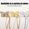 2 PCS Curtain Holdbacks,Resin Magnetic Butterfly Curtain Tie Back Clips