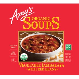 Amy's Soup, Organic Vegetable Jambalaya, 14.2 Oz, Pack of 12