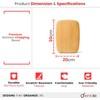 DIVCHI Bamboo Cutting Board Wooden Chopping Board for Kitchen Durable