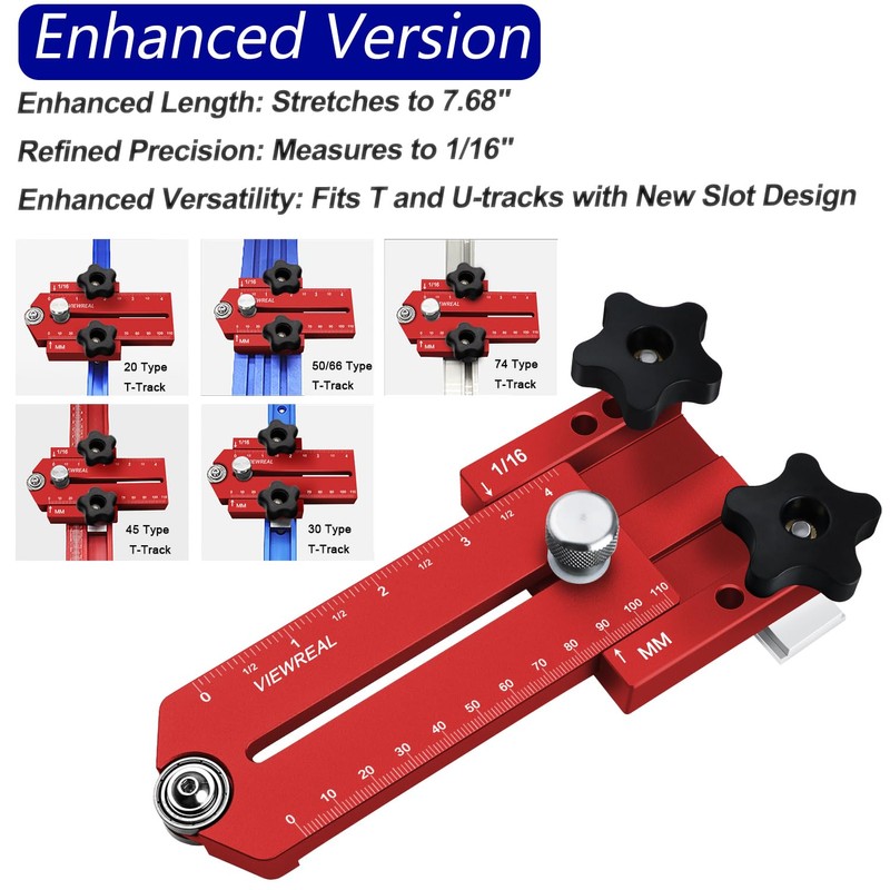 ViewReal Thin Rip Jig for Table Saw – Extended Fence