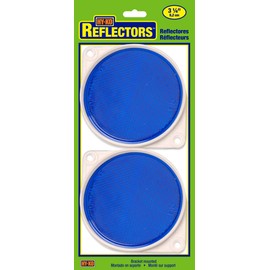 Hy-Ko Carded Reflectors, High Visibility Light Reflective Markers for Driveway, Mailbox Post, Garbage Cans, & More, Night Driving Safety Tools for Home