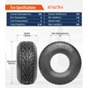 HALBERD 145/70-6 Go Kart Street Mini Bike ATV Tires, 4