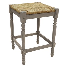 Carolina Chair & Table Hawthorne Counter Stool, Weathered Gray