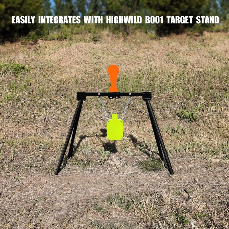 Highwild 3/8" AR500 Classic Popper Steel Shooting Target 12" Pop
