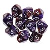 Yourandoll Pack of 10 Polyhedral Dice D10 Dice Game Dice