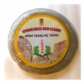 White Sesame Cracker - Banh Trang Me Trang 12 oz