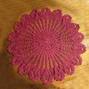 AMIPOS Round Table Cloths Cotton Lace Hand Crocheted Tablecloths Tablecloths