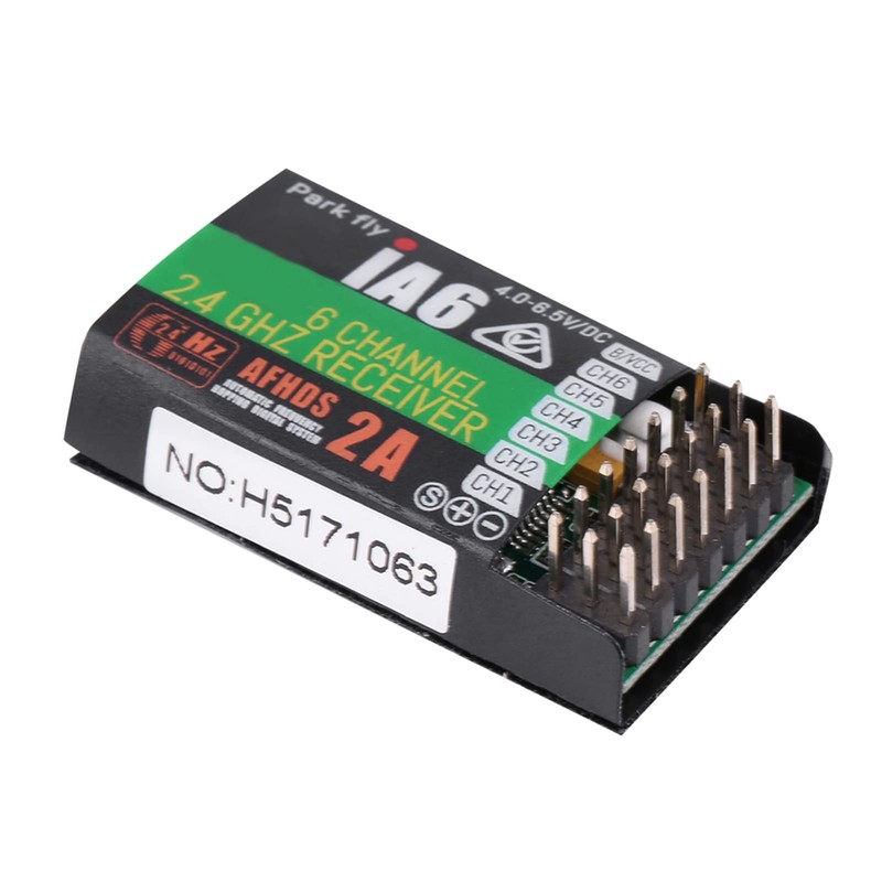 RC Receiver, Flysky FS IA6 6 Channels 2.4GHz RC Receiver