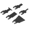11PCS Oscillating Saw Blade Quick Release Carbon Steel Woodworking Straight