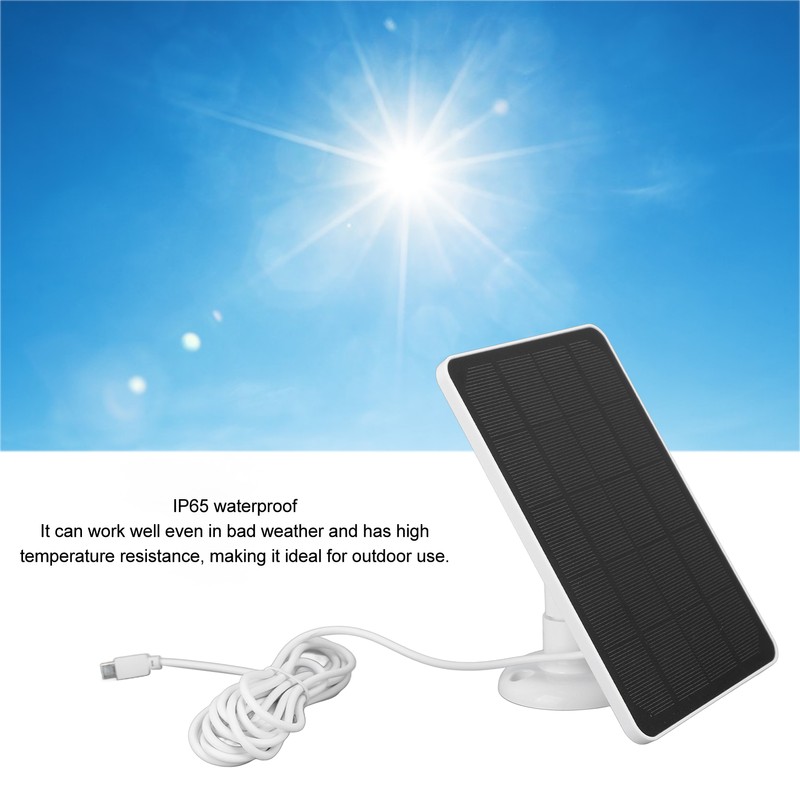 4W5V Solar Panel for Wireless Camera Waterproof Solar Panel for