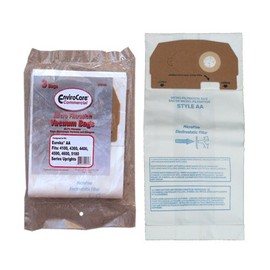 3 Eureka Commercial Vacuum Cleaner Allergy Micro Lined Upright Style AA Bags, Victory Series, Sanitaire, Powerline, Self-Propelled, Canada Vacuum Cleaners, 58623, 58236A-12, 54926A-10, 67702