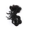 12 inch 30 Strands Curly Wave Loc Extensions Human Hair,