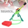 Kids Rocket Launcher Safe Luminous Effect Step On Launcher Toy