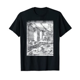 Albrecht Durer, Saint-Jerome In His Study Engraving, Occult T-Shirt