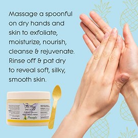 The Keys Salt Scrub (Plantation Pineapple, 350ml) - The Keys Salt Scrub (Plantation Pineapple, 350ml)                                                 