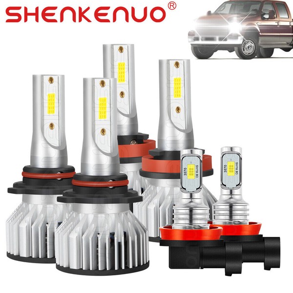 SHENKENUO For Jeep Compass 2014-2021 LED Headlights Hi/Low Beam Light