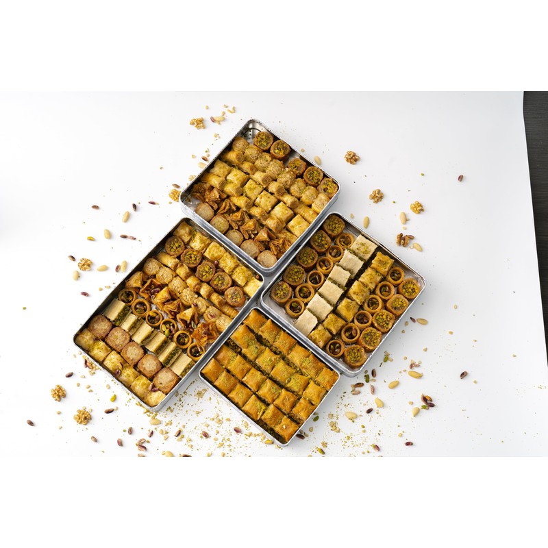 Al Bohsali 1870 - Premium Mediterranean Pistachio Baklava Mix (46