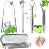 TOPOST Limpiador Raspador de Lengua, Tongue Scraper con Estuche