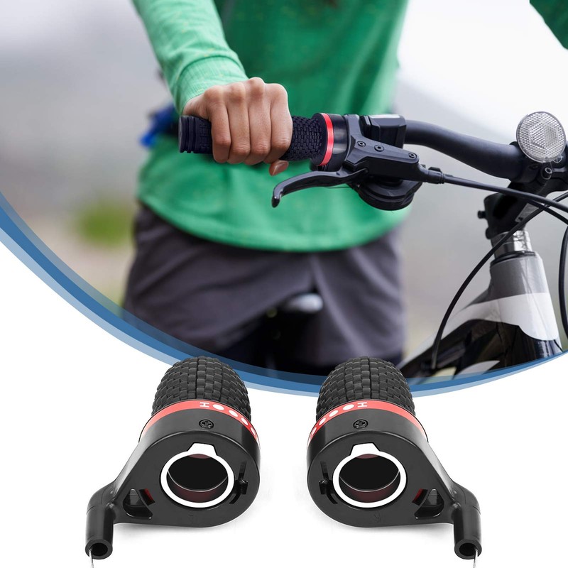 Yosoo Bicycle Gear Lever, Bike Speed Shift Lever Twist Grip