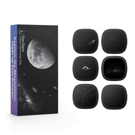 Realistic Discs for Ainael Meteor and Galaxy Projector, 5K Ultra HD Discs for Home Planetarium, 6 Disc Set without Projector (Galaxy)