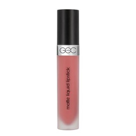 GOC, Labial liquido matte, Matte Liquid Lipstick, Resistente al agua, Larga Duración, No Reseca los labios ni cuartea, Sin manchas, Color Rose, GMLC01