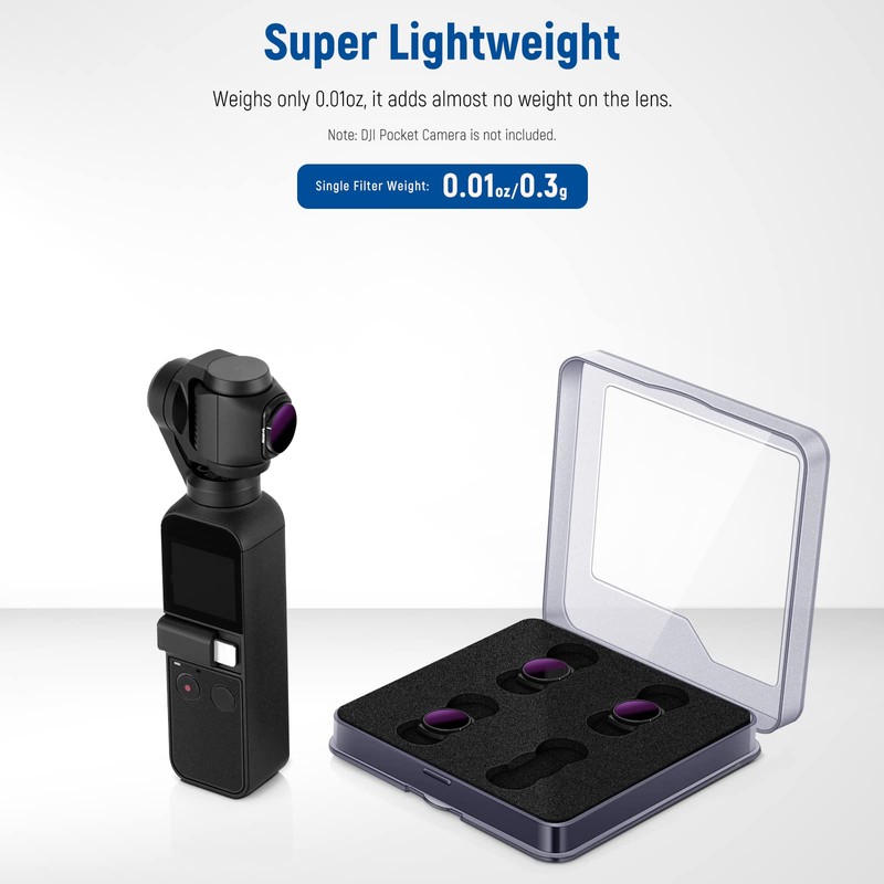 Neewer Magnetisches ND/PL-Filter-Set, kompatibel mit DJI Osmo Pocket 2 /