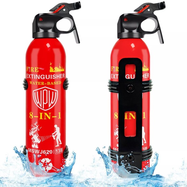 WPW Upgraded 8-in-1 Fire Extinguisher for Home with Wall Mount