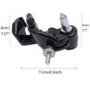 TUOREN Cymbal Mount Clamp with Z-Shaped Cymbal Boom Arm, Jaw