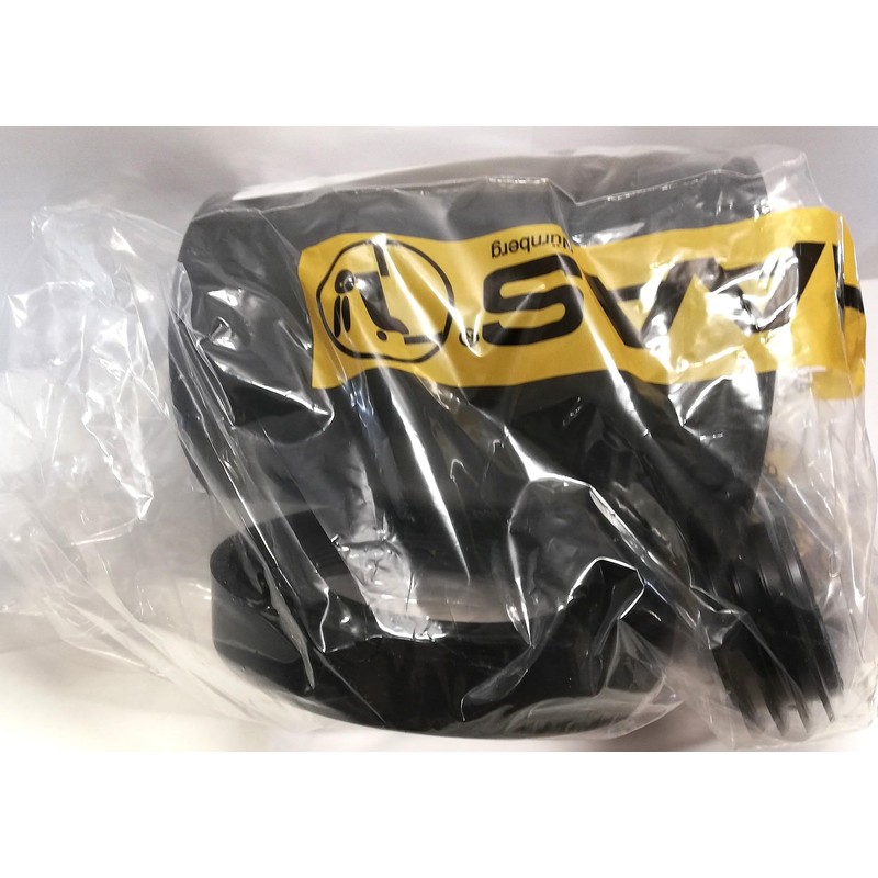 3288 Wall-Mounted Toilet Connection Set DN 110 Chrome-Plated Cover Caps