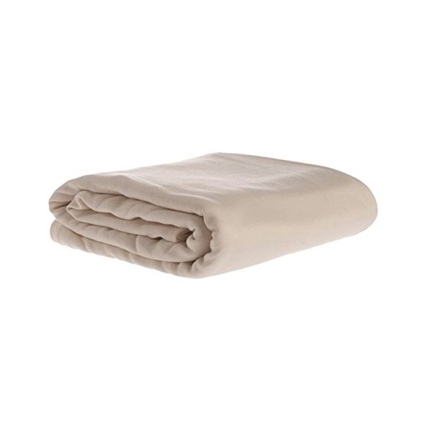 Pill Free Double Knit Cotton Fitted Sheet Natural