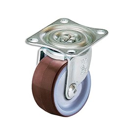 Uei Caster: G Series, G Type, Free-Caster Urethane (Nylon Foil) Car, Wheel Diameter φ1.5 inches (38 mm), Manufacturer Model: G-38UR