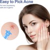 50 PCS Disposable Pimple Needles with Dot Acne Stickers, Blackhead