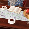 LeLehome Farmhouse Table Runner, 13 X 72 Inch Spring Summer