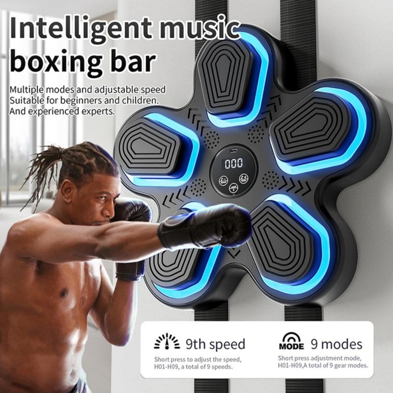 YrouGra Music Boxing Machine, Smart Bluetooth Boxing Training Target with
