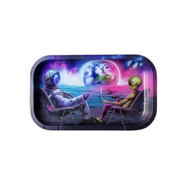 V Syndicate Metal Tray - 26.7 x 16.5 x 2.5 cm - High Definition Anime Print - Durable and Stylish Cartoon Tray (Medium, Blunt Orbit)