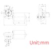 BEMONOC High Torque 24V DC Electric Reversible Gear Motor 50